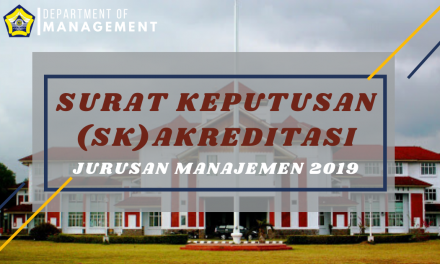 SK Akreditasi Jurusan Manajemen 2019